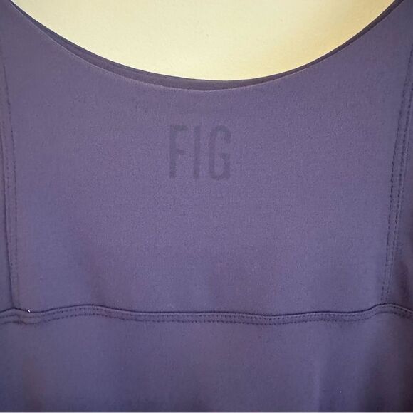 FIG Canada Macon Sleeveless A-Line Midi Dress in Ocean Purple Size Medium - Picture 4 of 5